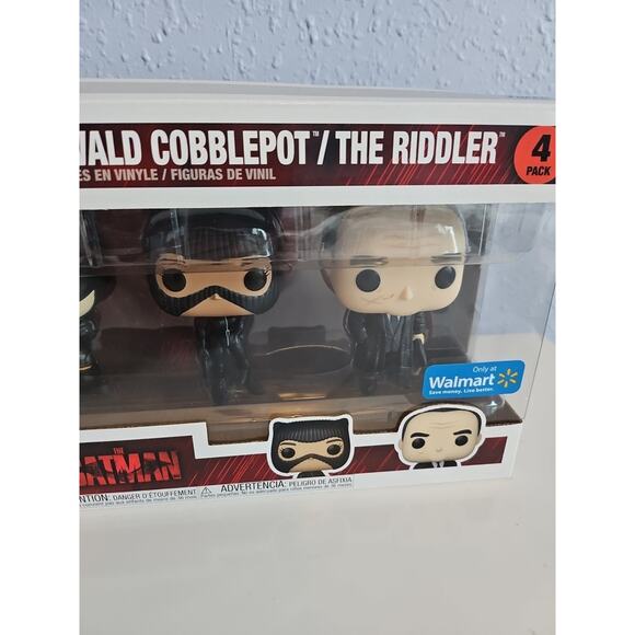 Funko Pop! The Batman 4 Pack Batman, Selina Kyle, Oswald Cobblepot & The Riddler - Picture 3 of 8